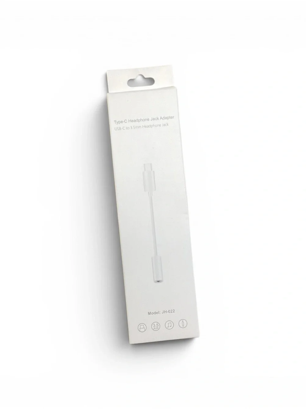 Type-C to 3.5mm Headphone Adapter - White